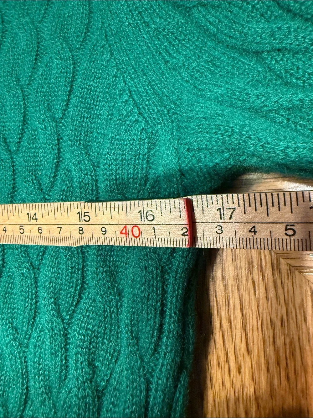 J.Crew 100% Cashmere Cable Knit Sweater Emerald Green Crewneck Size Small